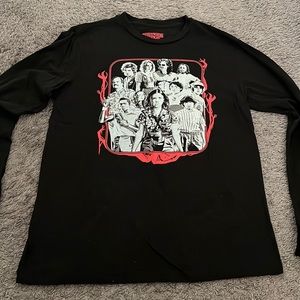 Stranger things full sleeves shirt. Brand:official Netflix merch. Size:M.